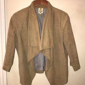 Corduroy waterfall jacket